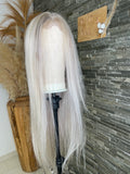 Barbie , human & synthetic hair wig