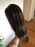 BROWN 100% Brazilian human hair